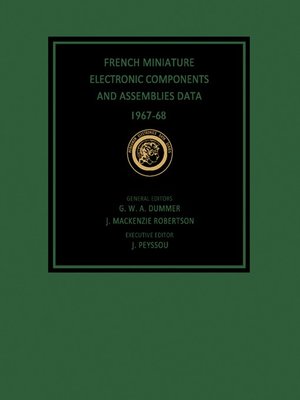 cover image of French Miniature Electronic Components and Assemblies Data 1967-68